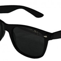 Black-Lens-Wayfarer-Style-Sunglasses-Unisex-Shades-UV400-Black-0