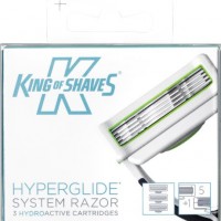 King-of-Shaves-Hyperglide-System-Razor-Replacement-5-1-Blade-Water-Activated-Cartridges-3-Cartridges-included-0
