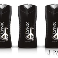 NEW-3-X-LYNX-PEACE-MENS-SHOWER-GEL-BODY-WASH-250ml-THREE-AND-SIX-PACK-0