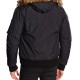 Schott-Nyc-Mens-TORNADO-Parka-Hooded-Long-Sleeve-Jacket-Black-Large-Manufacturer-size-L-0-0