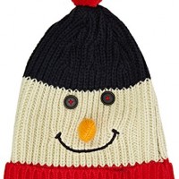 The-Christmas-Workshop-Mens-Knitted-Snowman-Beanie-White-One-Size-0